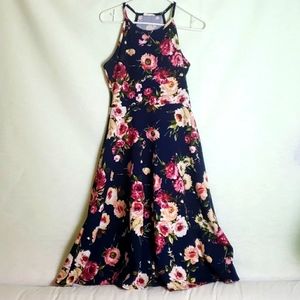 Floral Blue Beauty Dress